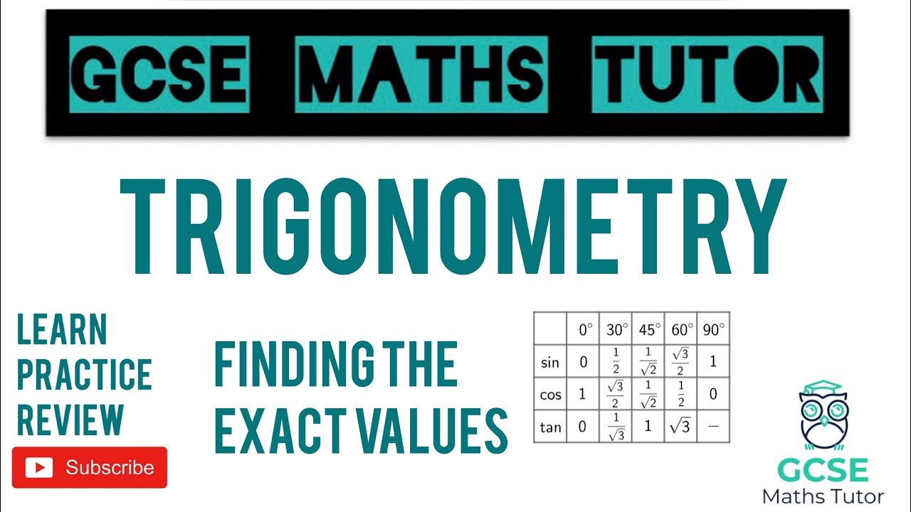 How To Find The Exact Trigonometric Values - Trick For Trigonometry ...