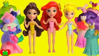 Mix and Match Princess Belle, Ariel, Cinderella New Dresses