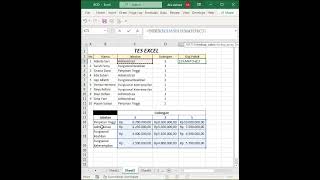 Soal Tes Kerja Excel : Rumus INDEX MATCH  #exceltest #latihanexcel #exceltips #excel #exceltutorial