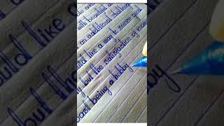 Hand writing ll handwriting practice ll handwriting kaise sudharne|| English handwriting by ball pen