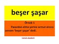 015➡ beşer şaşar ne demek