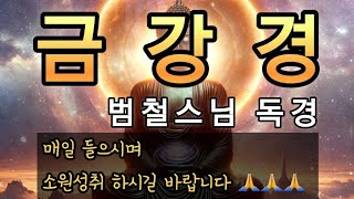 (범철스님)금강경 독경 : 항마력과 행운의 염불🙏(매일 들으시면서 소원을 이루시길 바랍니다🙏)