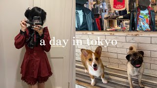 a day in tokyo: dog cafe, punk stores, shibuya 109 haul, \u0026 more