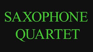 Saxophone Quartet - Michael Nyman, Max Khachmanukian