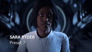 Mass Effect: Andromeda - Every face preset in-game