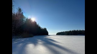 Talvisia mateita, tuokiokuvia ja rentoa ajanviettoa Pohjois-Päijänteen maisemissa