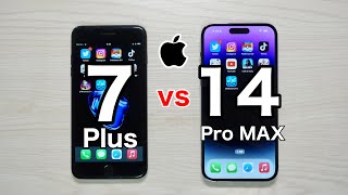 iPhone 7 Plus vs iPhone 14 Pro MAX 実機スピードテスト その実力差は。iPhoneの6世代差とはどのようなものか?!(SpeedTest)