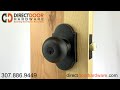 emtek sandcast bronze winchester keyed door knob in medium bronze