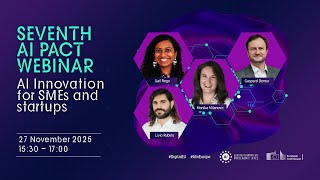 Seventh AI Pact webinar on AI Innovation for SMEs and startups