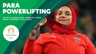 Ahmed's Gold Medal Lift In Women's 55kg Para Powerlifting 🇪🇬