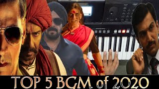 TOP 5 BGM of 2020 | live looping | Piano Cover By Pawan Sakat #Sooryavanshi,Tanhaji,Laxmi,Scam,Antim