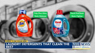 WRAL 5 On Your Side examines laundry detergents that clean the best