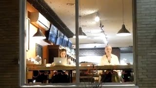 HeadBanging in Coffee Window