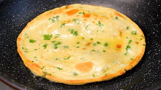 Boiling water with flour! No oven No yeast. Super simple and delicious pan flatbread