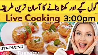 Golgappy Or Khata Banany Ka Asan Tareen Tareeka With Live Bake your way