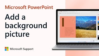 How to add a background picture in PowerPoint | Microsoft