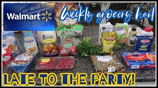WALMART Grocery Haul & Meal Plan for my FAMILY OF 6!
