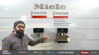 Miele CM6350 and CM6360 Coffee Machine Comparison Video - Vacuum Warehouse