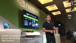 NVIDIA Computex 2018 Press Conference Q\u0026A Session FULL