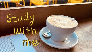 🇬🇧영국카페에서 같이 공부해요! | 스터디윗미 30분 |  study with me 30min | cafe white noise