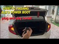 HONDA CIVIC FC 2018 - PASANG AUTO Tailgate / power boot