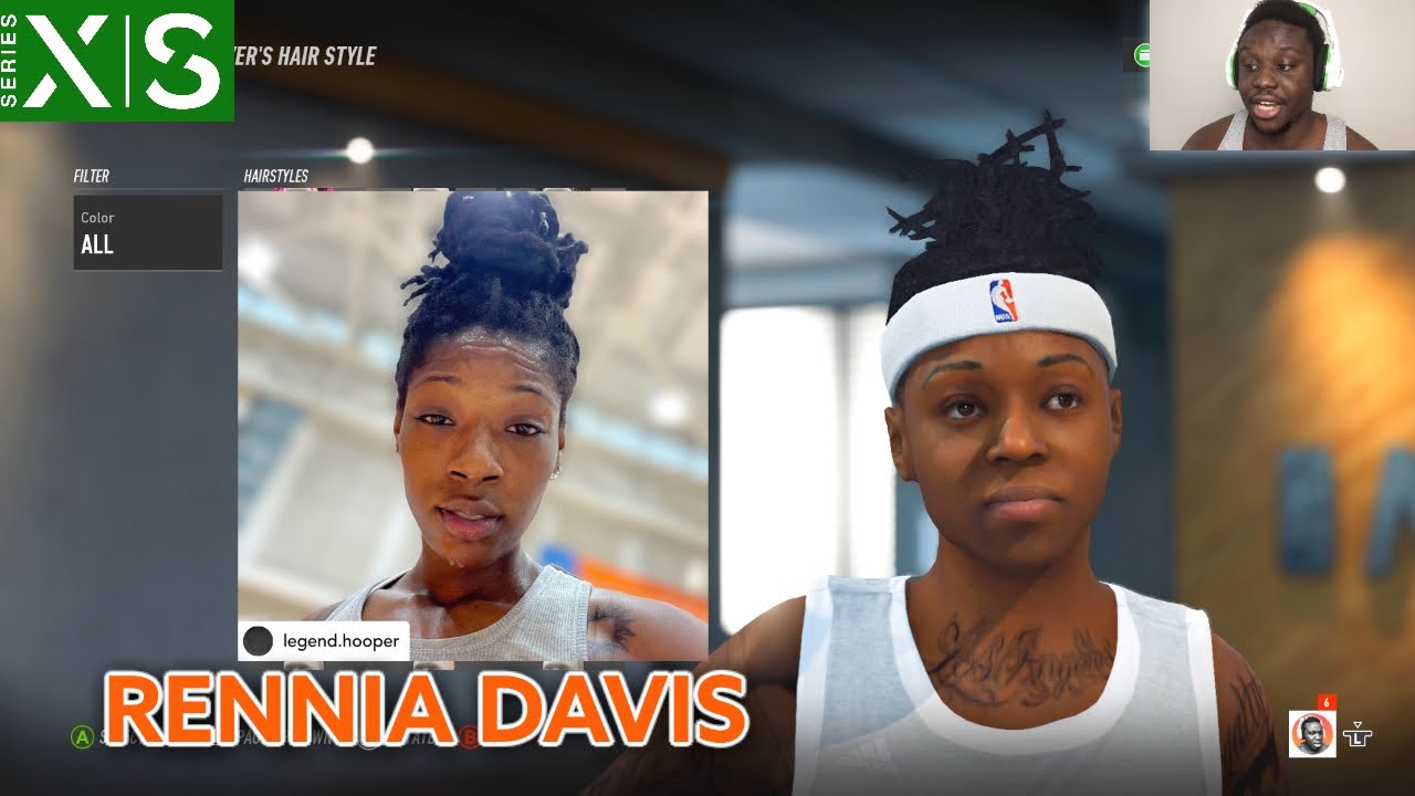 NBA Live 19 WNBA Rennia Davis | NBA Live 19 Female Build | NBA Live 19 ...