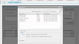Sage 300 ERP - Saving a Query