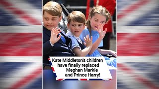 Kate Middleton's children have finally replaced Meghan Markle and Prince Harry! 😱 #shorts