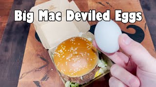 Big Mac Deviled Eggs
