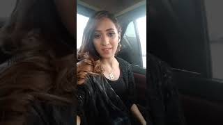 Haniya Khan Third Wife Of Aamir Liaquat Shouting In The Car
