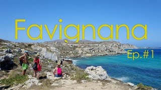 FAVIGNANA | Le spiagge piu belle, Cala Rossa |  Vlog Sicilia 1