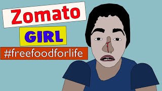 Zomato girl viral video spoof | Hitesha Chandranee | Kamaraj | Jags Animation