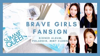 i met brave girls! ☀️🌊 signed album, polaroid \u0026 fansign experience