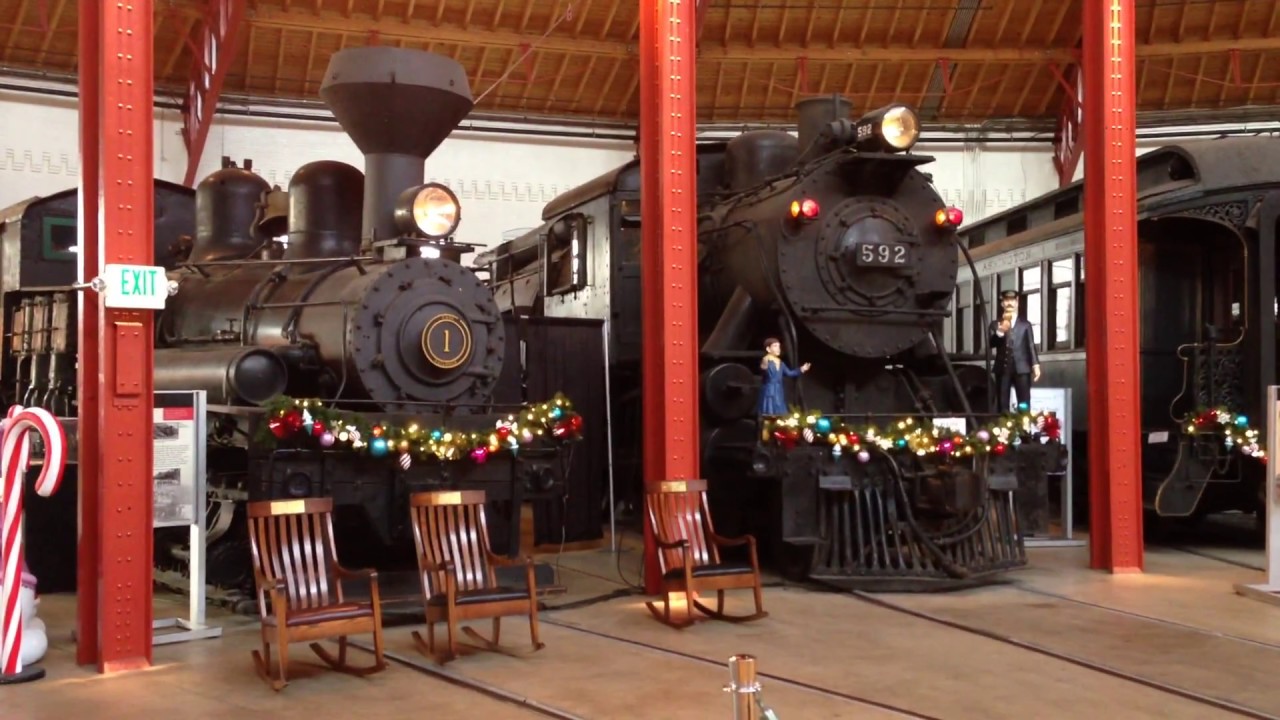 B&O Railroad Museum - Part 1 - Inside The Roundhouse - YouTube