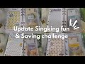 UPDATE SINGKING FUN & SAVING CHALLENGE | tabungan binder | mooncaw #savingschallenges #sinkingfunds