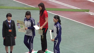 第61回中部実業団対抗陸上競技大会　女子400mH　表彰　2017/5/13