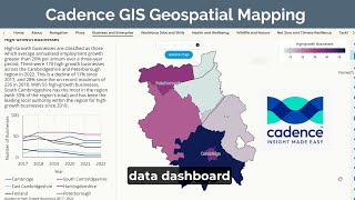 Cadence GIS Cambridgeshire \u0026 Peterborough Geospatial Mapping Example