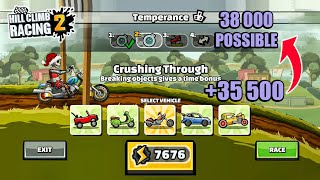 Hill climb racing 2 - HOW TO +35500 (+38000 possible ‼ ) in New Team Event TEMPERANCE