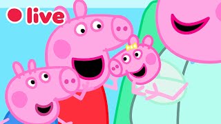🔴 Peppa Wutz LIVE! BABY EVIE Episoden 🍼 Die Besten Momente von Evie 🥹 Cartoons für Kinder