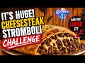 Undefeated Cheesesteak Stromboli Challenge | ManvFood | New Record set