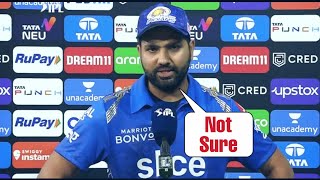 Rohit Sharma's shocking statement on leaving Mumbai Indian's Captaincy after 5 back to back losses |