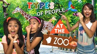 Types of People At The Zoo - Funny Skits // GEM Sisters