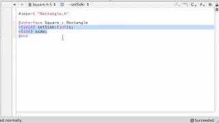 Objective C Programming Tutorial 33 Making steve the Square YouTube