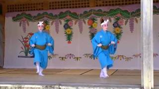 舞 ムービー (136)首里城の舞　前ヌ浜　The Ryukyuan dance