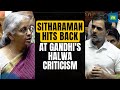 FM Nirmala Sitharaman Slams Rahul Gandhi Over 'Halwa' Ceremony Criticism