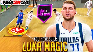 This LUKA DONCIC BUILD + 96 strength is a BULLY on NBA 2k24
