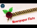 Newspaper flute | flute for krishna | flute making at home | flute for bal gopal | Murali making