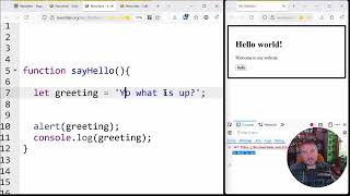 JavaScript Variables - Intro to Web Dev Fall 2025