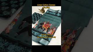 Linen Cotton Sarees Rs.590+80 #linen #saree #Cotton #viralvideo #shorts #ytshorts