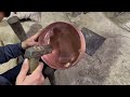 must see artisan crafting copper sheet to masterpieces coppersmithing 😍⚒️🇮🇷